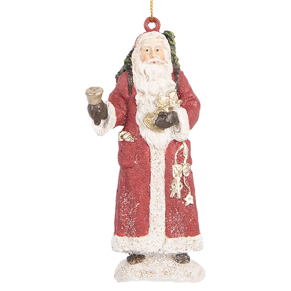 Decoratie hanger kerstman 5x3x11 cm