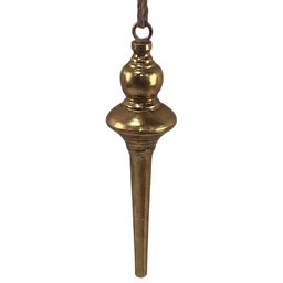 [6Y6214] Decoratie hanger kerst Ø 9x37 cm