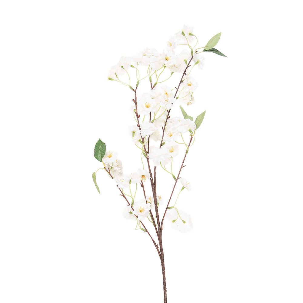 Decoratie tak met bloemen 10x12x90 cm