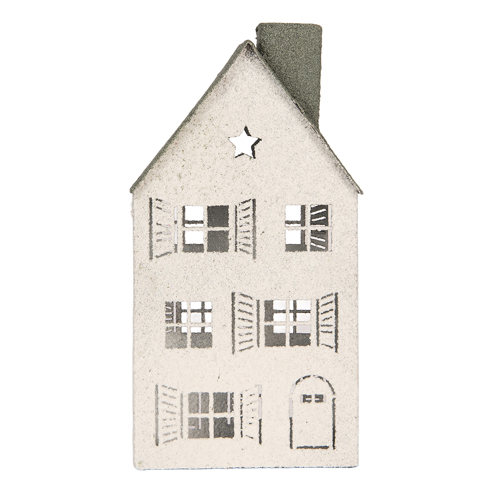 Decoratie huis 16x9x32 cm