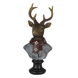 [6PR4611] Decoratie hert 10x9x23 cm