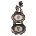 Picture Frame Silver colored Brown 14x3x27 cm / 9x7 cm (2)