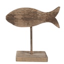 Decoration Fish Brown 20x8x20 cm