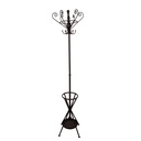 Porte-manteau Marron 50x50x180 cm