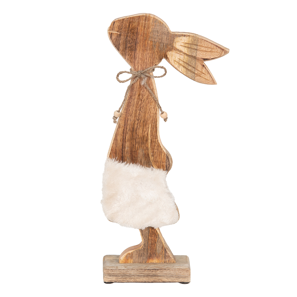 Decoratie konijn 18x6x40 cm