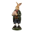 Image de décoration Lapin Marron Vert 8x7x20 cm