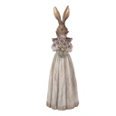 Décoration Lapin Gris Brun 18x16x53 cm