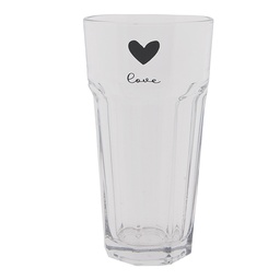 [6GL3713] Bicchiere Acqua Trasparente Ø 8x15 cm / 320 ml