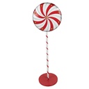 Decoration Lolly pop Red White 40x30x120 cm