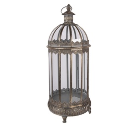 [5Y1414] Lantern Brown Ø 28x69 cm