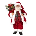 Decorazioni Natalizie Babbo Natale Rosso Bianco 16x10x27 cm