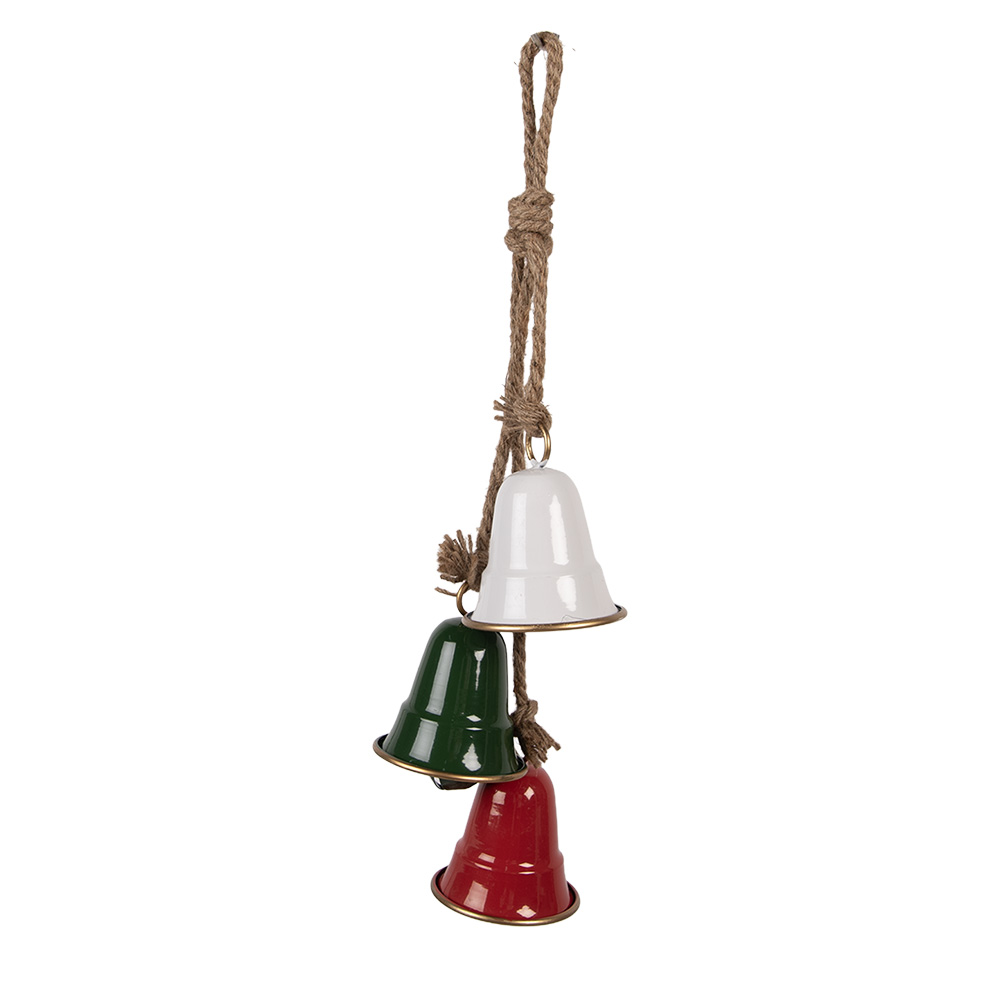 Decoratie hanger bellen 9x9x49 cm