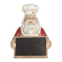 Weihnachtsdeko Weihnachtsmann Rot Weiß 24x16x30 cm