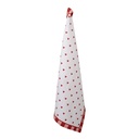 Canovaccio Bianco Rosso 50x70 cm