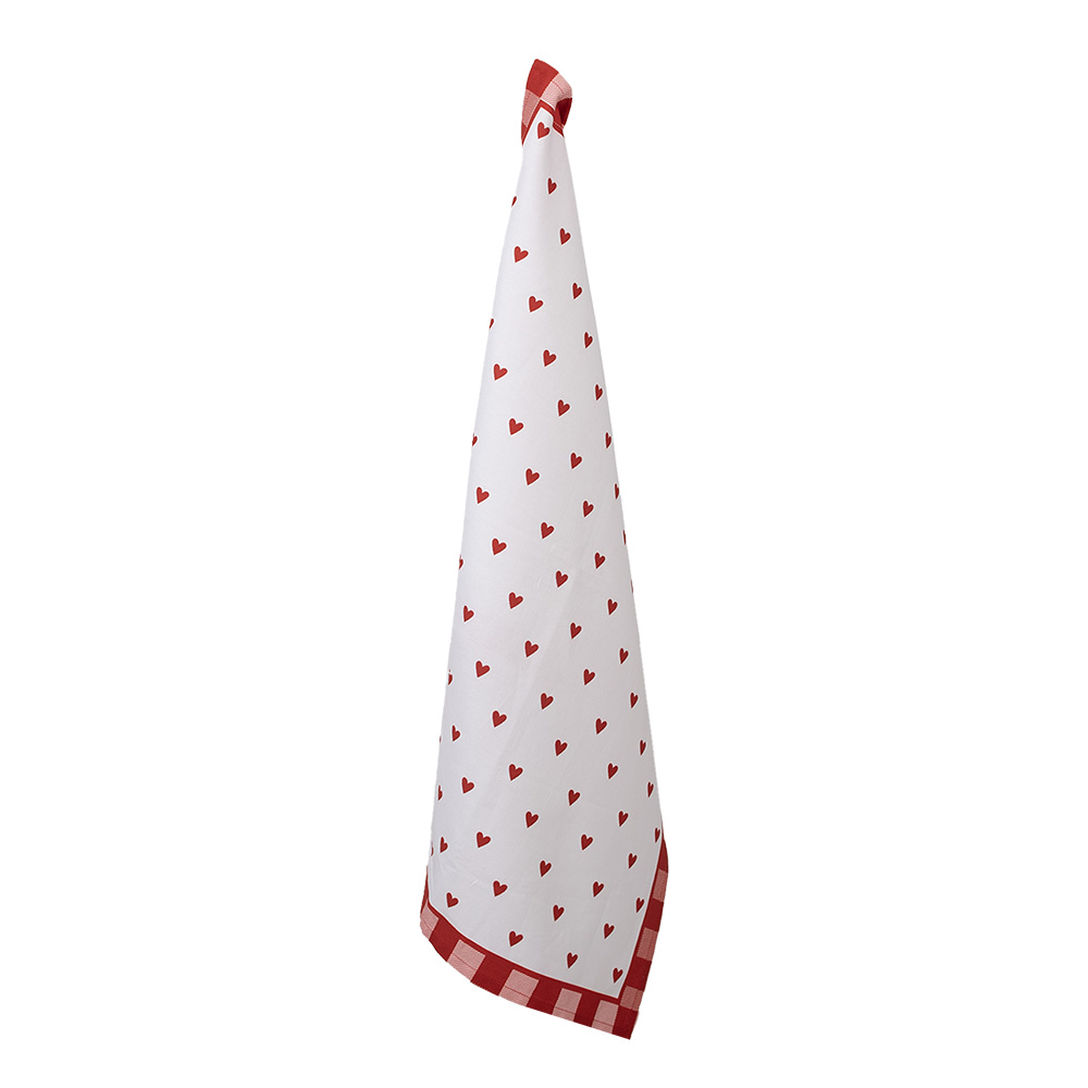 Canovaccio Bianco Rosso 50x70 cm