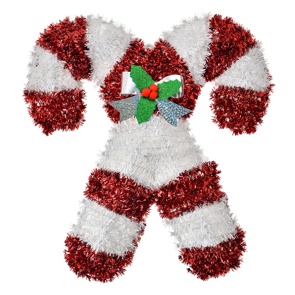 Christmas Decoration candy canes Red White 32x3x36 cm