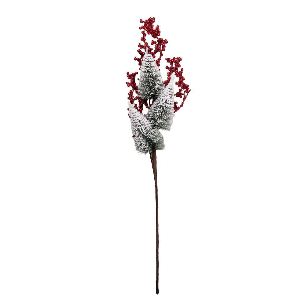 Décoration de Noël Rouge Blanc 14x6x60 cm