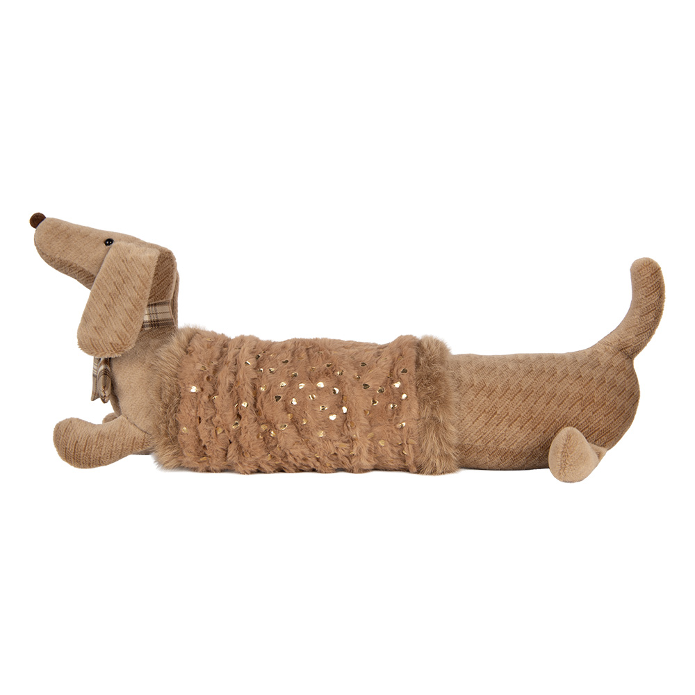 Decoratie hond 58x20x21 cm