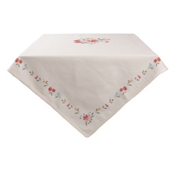 [LRC15] Tovaglia Natalizia beige 150x150 cm