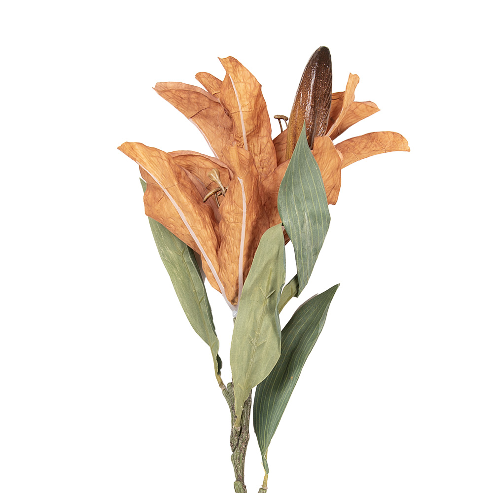 Decoratie tak met bloemen 12x16x88 cm