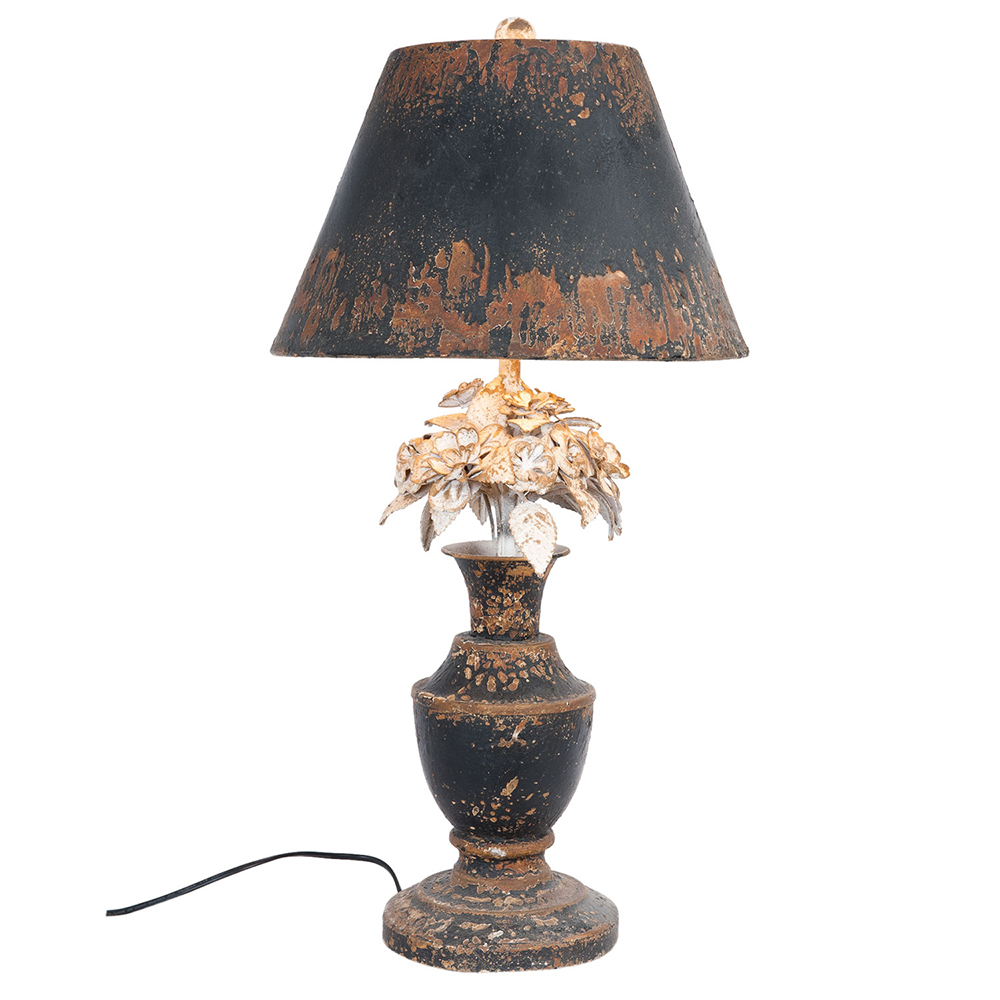 Lampada da Tavolo Grigio Ø 36x73 cm E27/max 1x60W