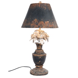[5LMP186] Tischlampe Grau Ø 36x73 cm E27/max 1x60W