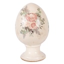 Décoration uf sur pied Beige Rose Ø 15x24 cm