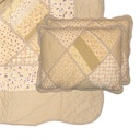 Bedspread Green Beige 230x250 cm / 2x pillowcase 50x70 cm
