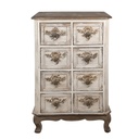 Kommode Beige Braun 60x37x100 cm