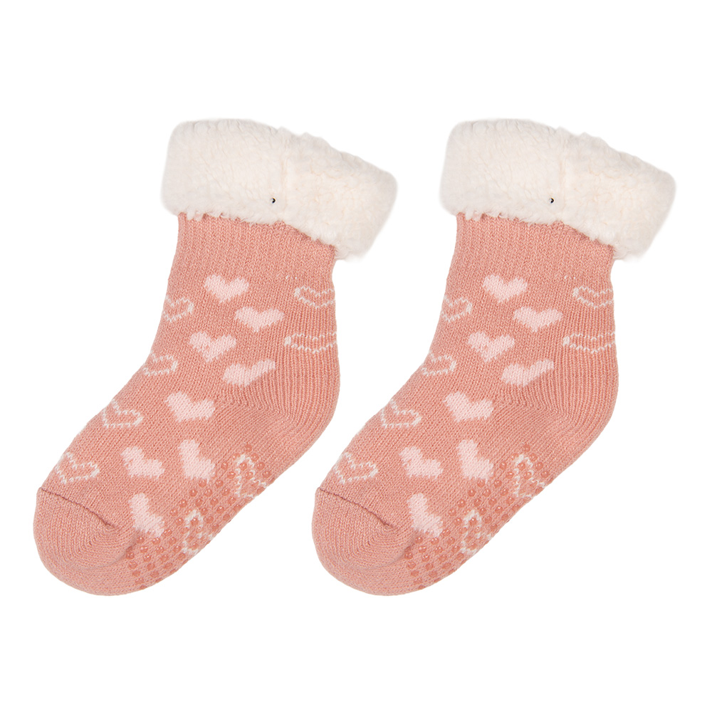Kindersokken one size roze