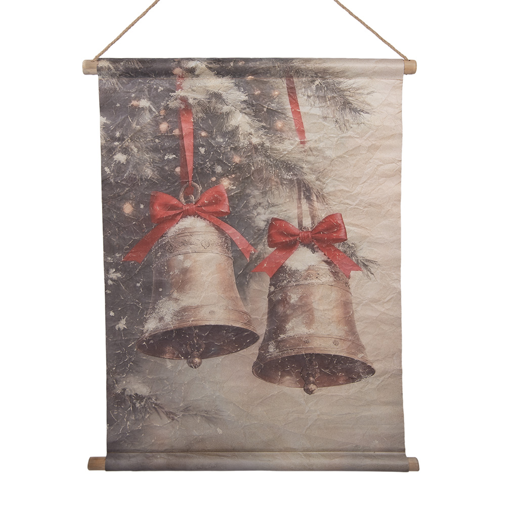 Wandkaart Kerst 55x3x75 cm