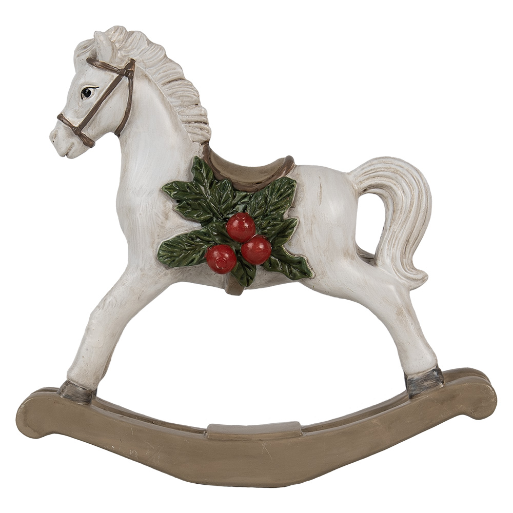 Decoratie hobbelpaard 17x5x16 cm