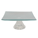 Plat Transparent 15x15x7 cm