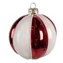 Palla di natale Rosso Bianco Ø 8x8 cm