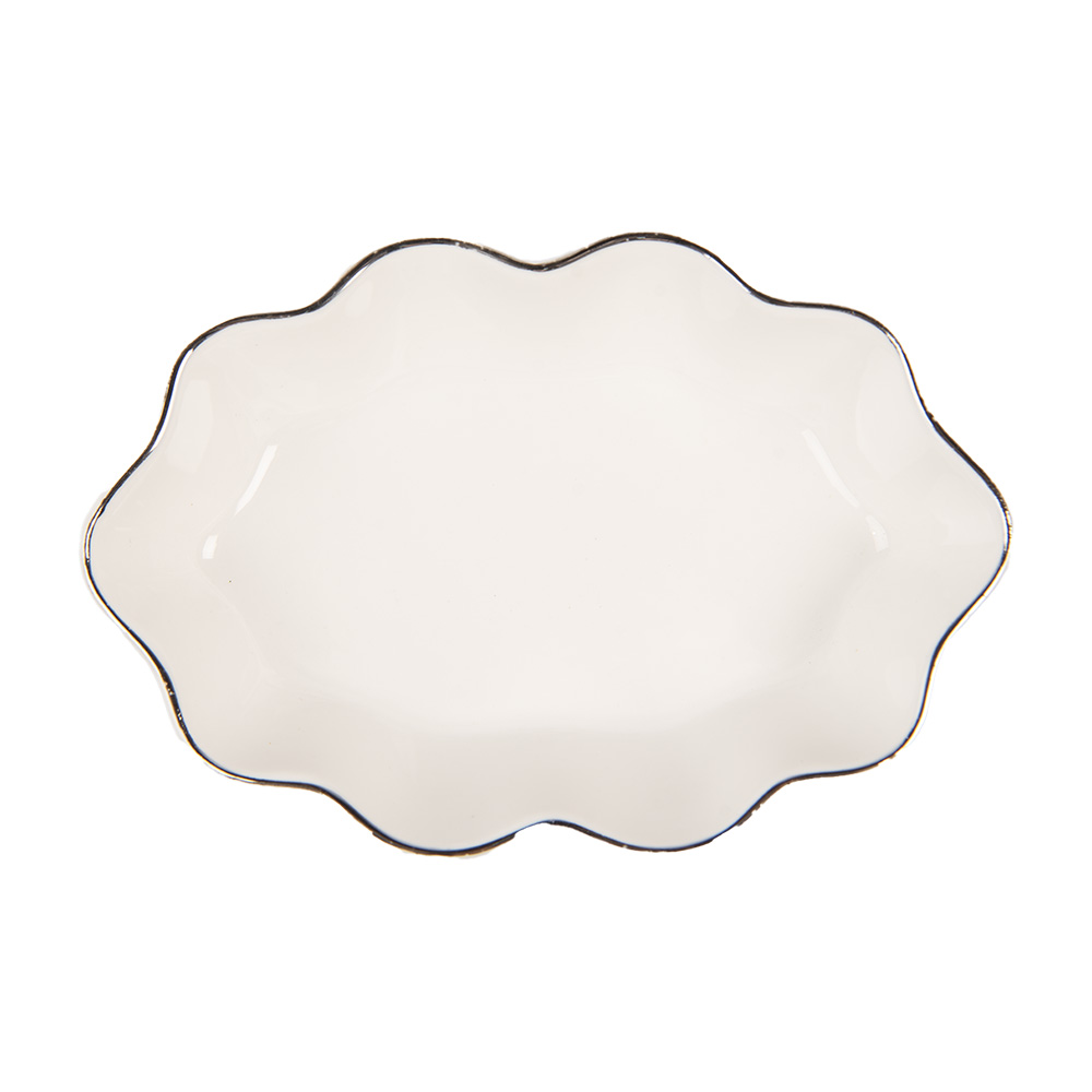 Porta Sapone Bianco 15x10x3 cm