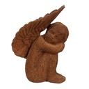 Décoration ange Marron 11x7x15 cm