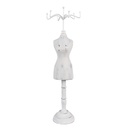 Jewelry Holder White Ø 12x39 cm
