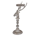 Chandelier Cerf Gris 17x14x42 cm