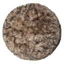 Rug Brown Black Ø 100x3 cm