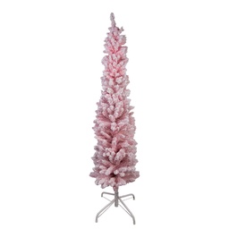 [50899L] Künstlicher Weihnachtsbaum Rosa Weiß 50x50x180 cm