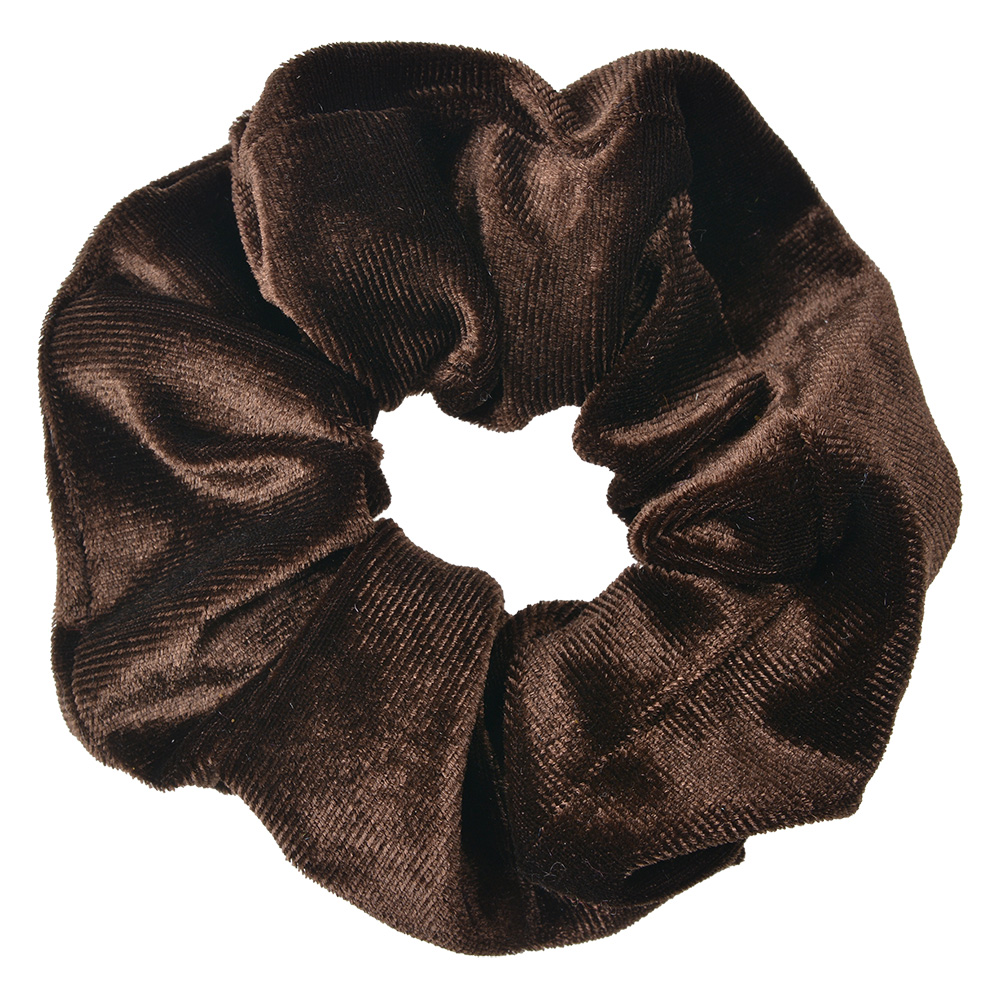 Haarelastiekje Ø 10 cm bruin