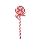 Weihnachtsdeko Lollipop Rot Weiß 9x1x41 cm