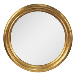[52S256] Specchio da Parete Oro Ø 59x7 cm
