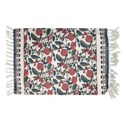 [KT081.010] Tappetino Beige Rosso 60x90 cm