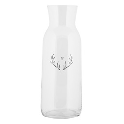 [NWVGL0001] Carafe Transparent Ø 9x25 cm / 1000 ml