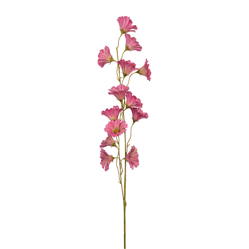 Decoratie tak met bloemen 110 cm