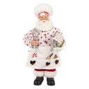 Christmas Decoration Santa Claus White Red 15x10x28 cm