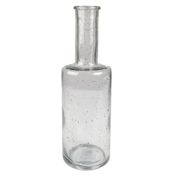 [6GL4271] Vaso Vetro Trasparente Ø 11x34 cm