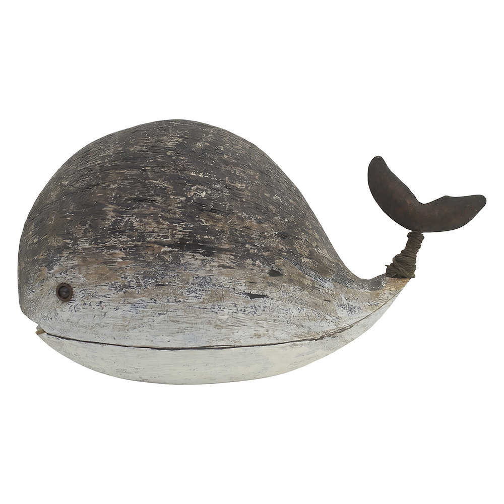 Decoratie walvis 26x9x14 cm