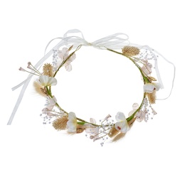 [JZHB0139] Fascia per Capelli Donna Bianco
